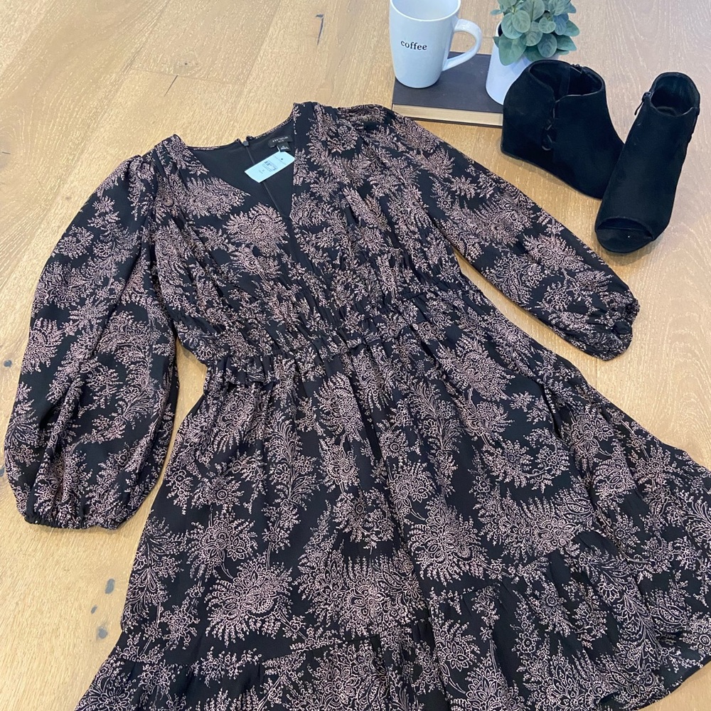 Ann Taylor ruffle dress